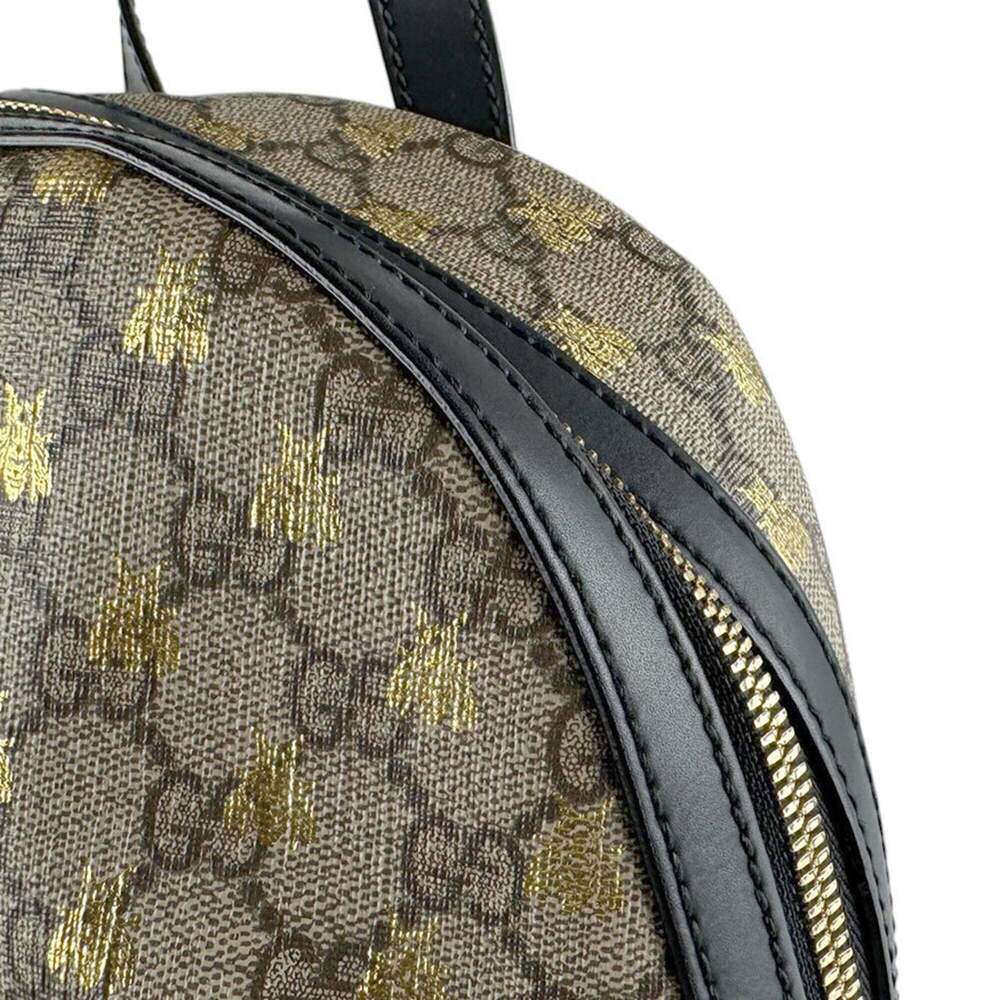 GUCCI Black Canvas Backpack - Picture 7 of 15